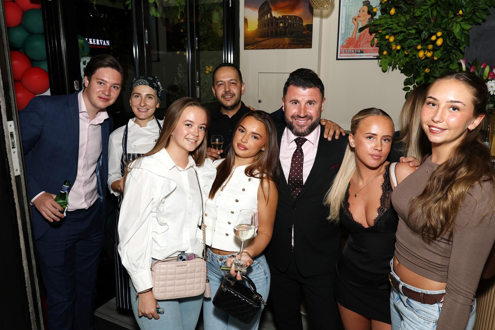 Celebrating opening night together