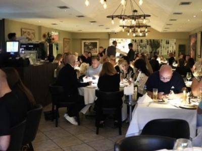 Sunday lunch in the dining room